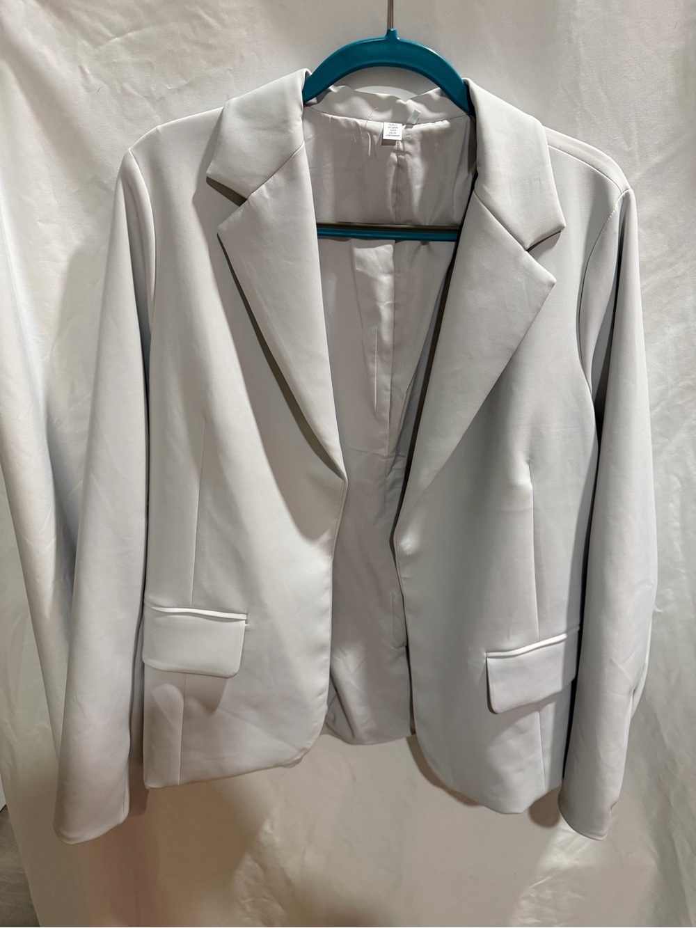 Women's Light Gray Tailored Blazer